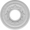 Ekena Millwork Baltimore Thermoformed PVC Ceiling Medallion (Fits Canopies up to 4 1/4"), 10"OD x 3 1/2"ID x 3/4"P CMP10BA - alternate 3